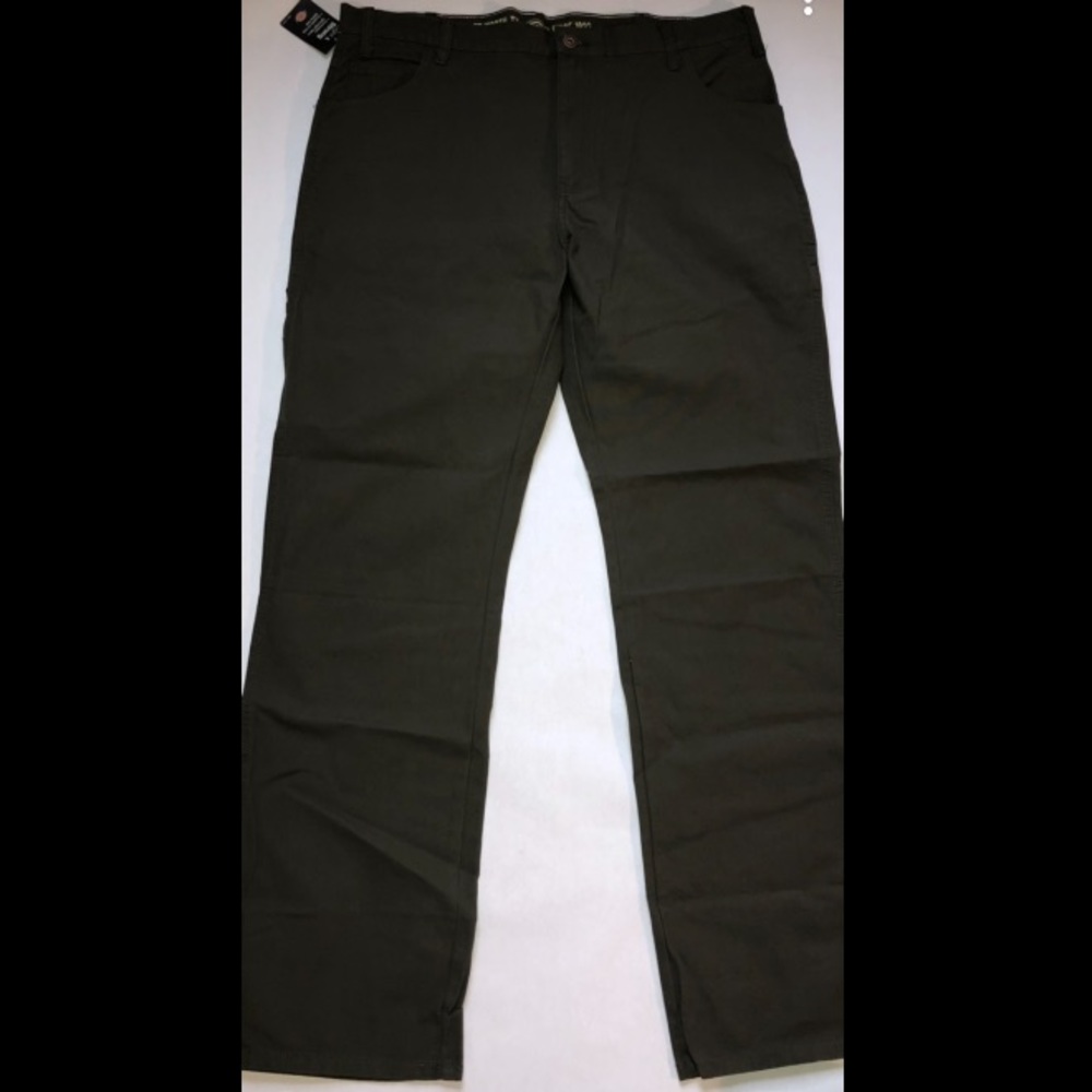 Dickies Men’s Sanded Duck Carpenter Jeans Black Olive 38X34